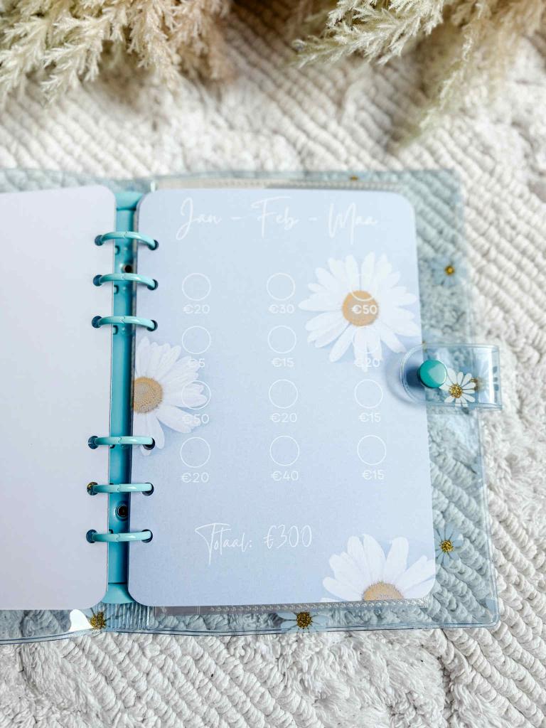 A6 €1200 Mama's Spaarchallenge Daisy Collectie
