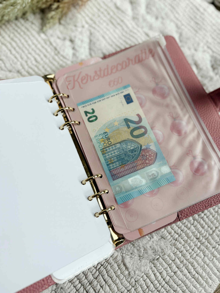 A5 Kerstchallenge Deluxe Roze