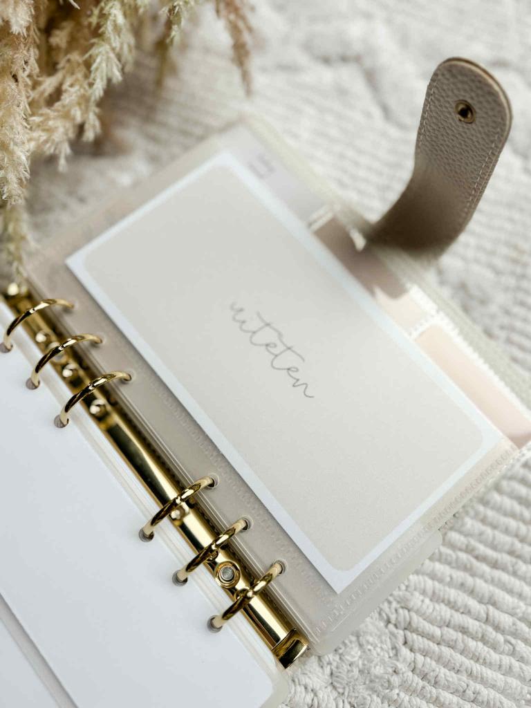 A6 Budget verdelers - Pink collectie (ritszakjes)