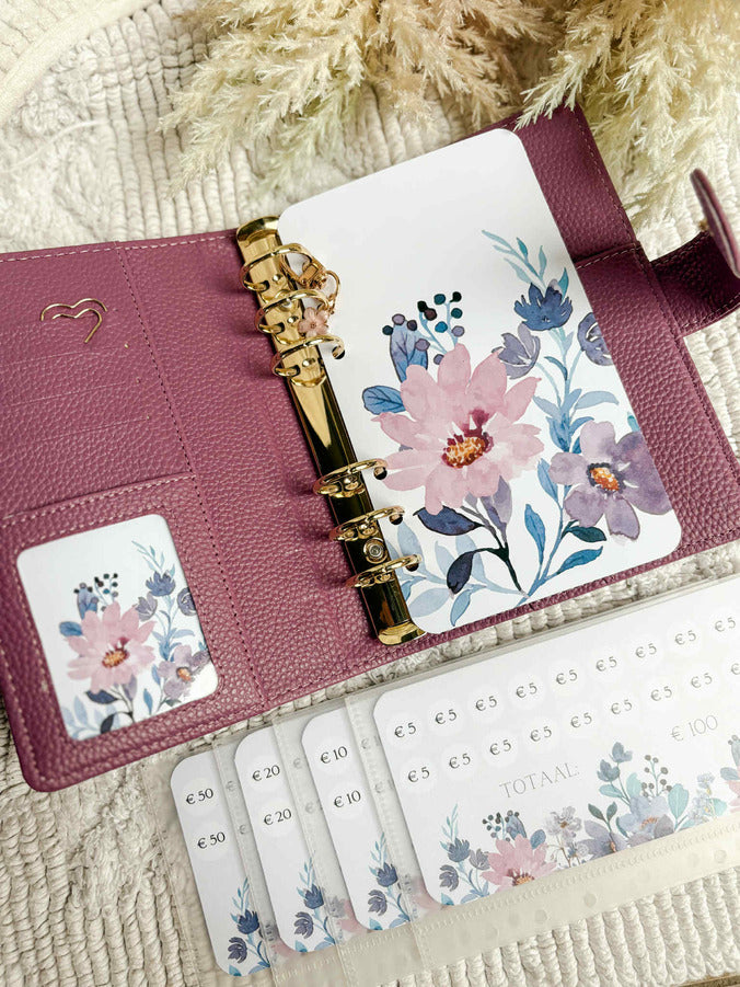 A6 Purple Flower Collectie