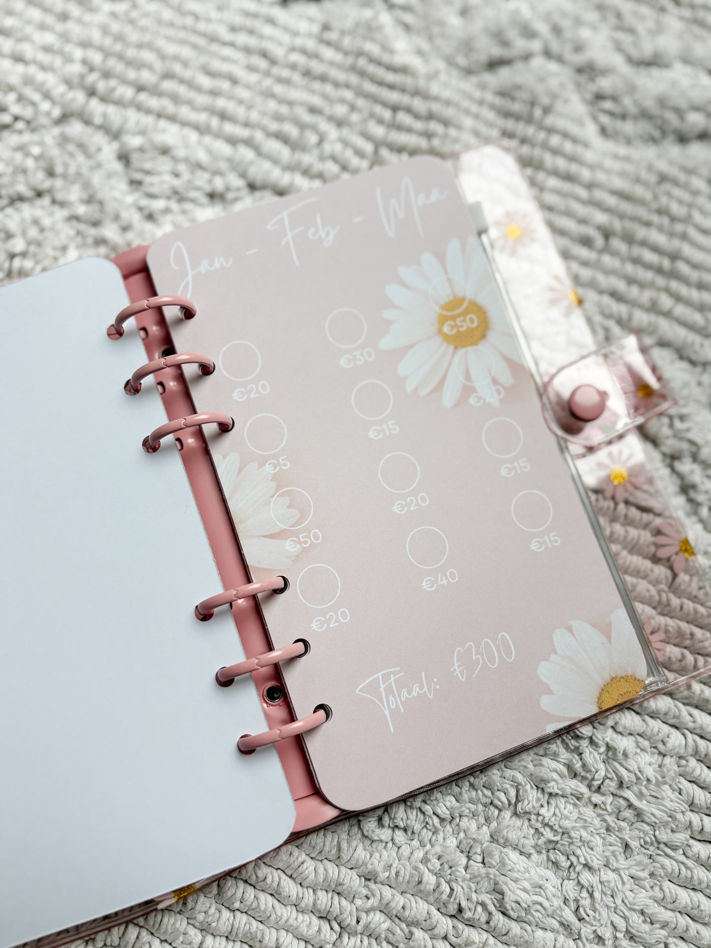 A6 €1200 Mama's Spaarchallenge Daisy Collectie