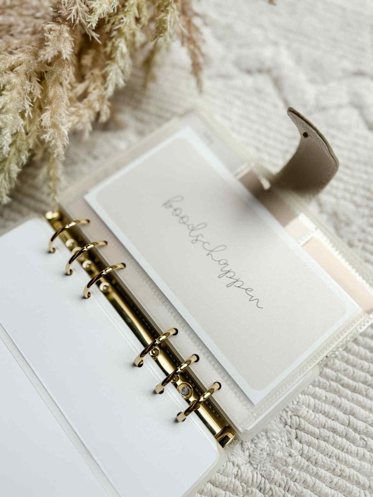 A6 Budget verdelers - Pink collectie (ritszakjes)