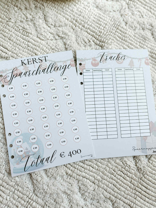 A5 Kerstspaarchallenge €400 (excl. mapje)