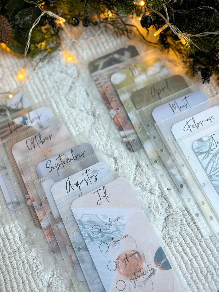 A6 Jaarpakket Deluxe 🖤 incl. 3 mapjes